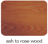 ash to rose wood
